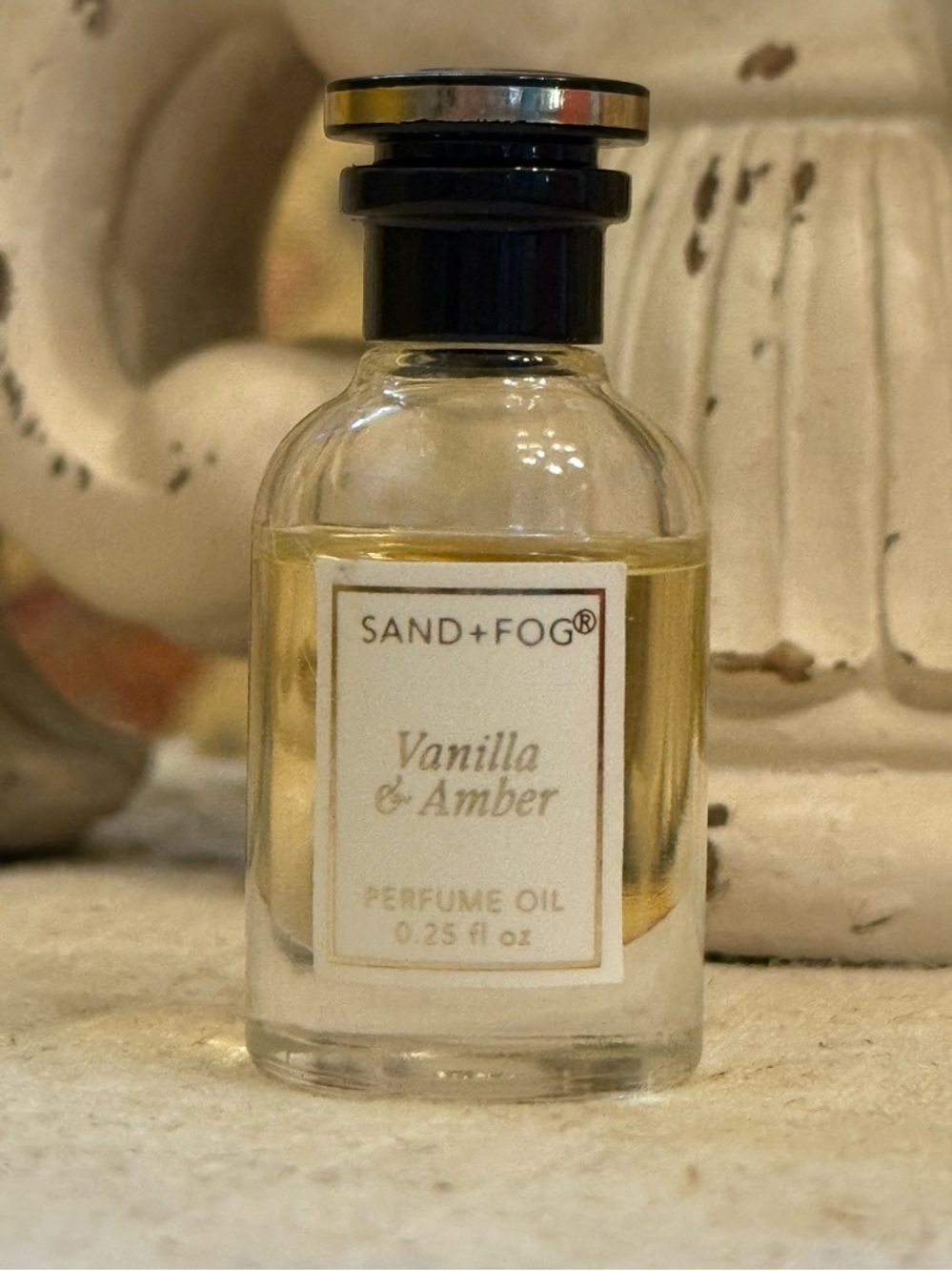 Sand + Fog Vanilla & Amber .25 fl oz Travel Perfume EdP Oil dabber